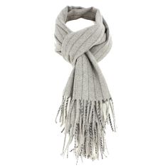 Echarpe James Astor, Gris granite, pure laine. Tony & Paul