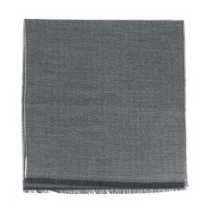 Echarpe Chevrons, Gris, pure laine. Tony & Paul 2