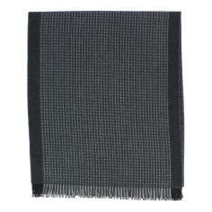 Echarpe Tudor, anthracite, pure laine. Tony & Paul 2