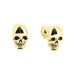 Boutons de manchette Tête de mort dorée, Jack Tony & Paul