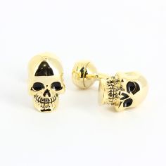 Boutons de manchette Tête de mort dorée, Jack Tony & Paul 2