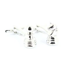 Boutons de manchette Jeu d'échec, Cheval et Fou Tony & Paul