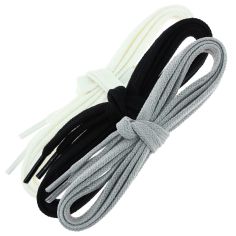 Pack de 3 paires de lacets sneaker, plats et larges en coton Les Lacets Français