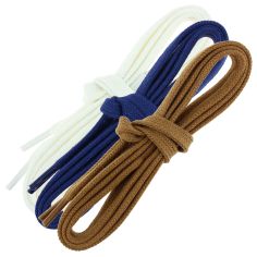 Pack de 3 paires de lacets sneaker, plats et larges en coton Les Lacets Français 2