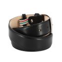 Ceinture cuir Roma, noir Tony & Paul