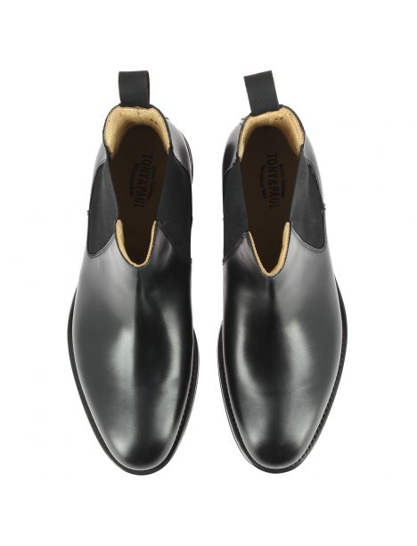 Bottines Milano Noir Tony & Paul