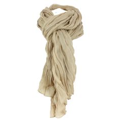 Chèche coton Dakar, Beige sable du désert Clj Charles Le Jeune