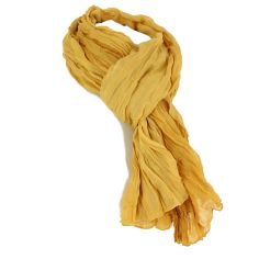 Chèche coton Dakar, Ocre Clj Charles Le Jeune 2