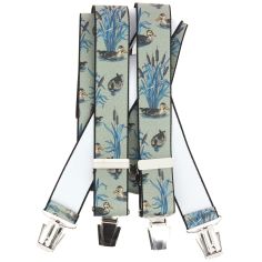 Bretelles Tony et Paul, Canards et roseaux, gris Tony & Paul 2