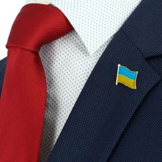 Pin's Drapeau Ukrainien flottant - Ukraine Clj Charles Le Jeune 2