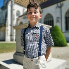 Bretelles Junior, Bleu marine foncé, Tony et Paul Tony & Paul 2