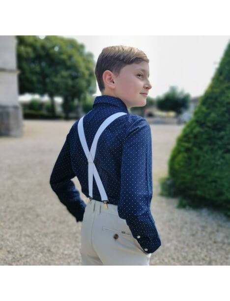 Bretelles Junior, Blanc sucre, Tony et Paul Tony & Paul