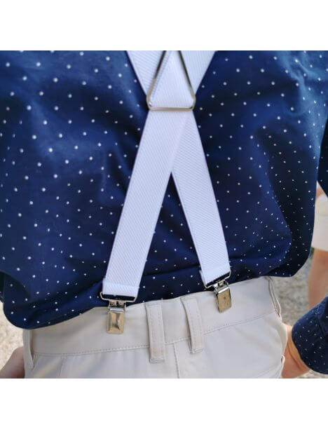 Bretelles Junior, Blanc sucre, Tony et Paul Tony & Paul