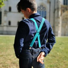 Bretelles Junior, Bleu Turquoise, Tony et Paul Tony & Paul 2