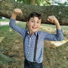 Bretelles Junior, Gris Anthracite, Tony et Paul Tony & Paul 2