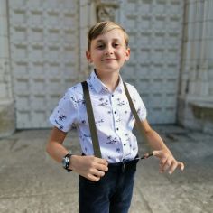 Bretelles Junior, Marron Taupe, Tony et Paul Tony & Paul 2