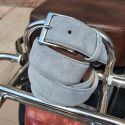 Ceinture daim Alaska, gris souris Tony & Paul