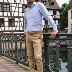 Ceinture daim Alaska, paille Tony & Paul 2