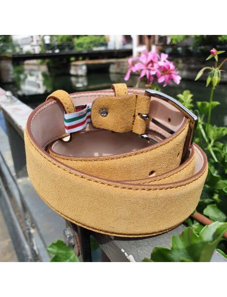 Ceinture daim Alaska, paille Tony & Paul