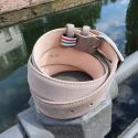 Ceinture daim Alaska, gris taupe Tony & Paul
