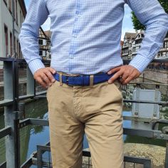 Ceinture daim Alaska, Bleu empire Tony & Paul 2