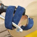 Ceinture daim Alaska, Bleu marine Tony & Paul
