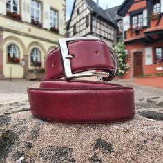 Ceinture cuir Roma, Bordeaux Tony & Paul 2