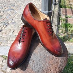 Richelieu Dandy marron Anglais patiné Tony & Paul 2