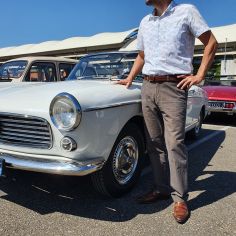 Ceinture cuir Tressia, marron tabac Tony & Paul 2