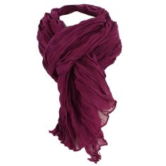 Chèche coton Dakar, Grenat intense Clj Charles Le Jeune