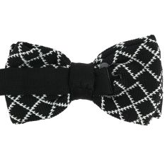 Noeud papillon tricot Tokyo, noir Clj Charles Le Jeune 2