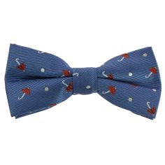 Noeud Papillon Parapluies rouges, bleu jeans Clj Charles Le Jeune