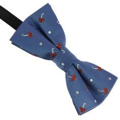 Noeud Papillon Parapluies rouges, bleu jeans Clj Charles Le Jeune 2