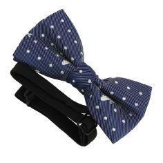 Noeud Papillon Baleines et pois, bleu Clj Charles Le Jeune 2