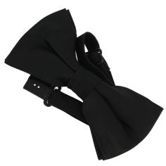 Noeud Papillon noir satin uni Clj Charles Le Jeune 2