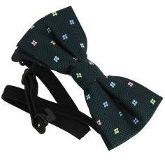 Noeud Papillon fleurs, vert Clj Charles Le Jeune 2