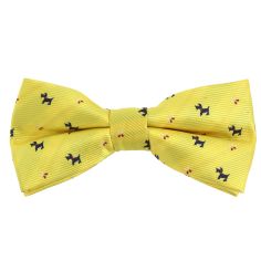 Noeud Papillon, chien Scottish Terrier, jaune Clj Charles Le Jeune