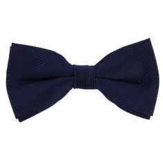 Noeud Papillon, marine satin uni Clj Charles Le Jeune