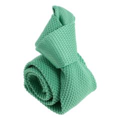 Cravate Tricot unie, Vert menthe. Arcobaleno Clj Charles Le Jeune 2