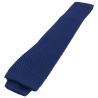 Cravate Tricot unie, Bleu Empire. Arcobaleno Clj Charles Le Jeune