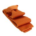 Cravate Tricot unie, Orange de Murcie. Arcobaleno Clj Charles Le Jeune