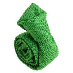 Cravate Tricot unie, Vert intense. Arcobaleno Clj Charles Le Jeune 2
