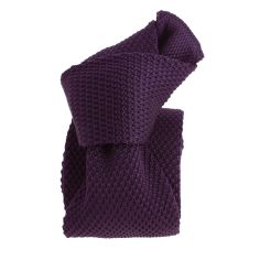 Cravate en maille à design tissé Soie Canali pour homme en coloris Violet Homme Accessoires Cravates 