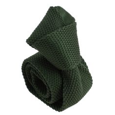 Cravate Tricot unie, Vert Alaska. Arcobaleno Clj Charles Le Jeune 2