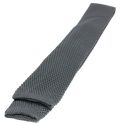 Cravate Tricot unie, Gris souris. Arcobaleno Clj Charles Le Jeune