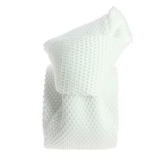 Cravate Tricot unie, Blanc sucre. Arcobaleno Clj Charles Le Jeune