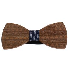 Noeud papillon en bois, Christmas Bleu. Tony & Paul. Tony & Paul