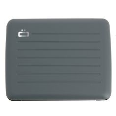 Portefeuille Smart Case V2 Large - Gris Stone - Aluminium Mate Ogon Designs