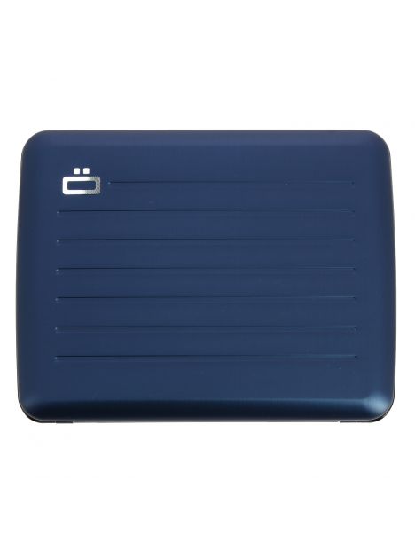 Portefeuille Smart Case V2 Large - Bleu Marine - Aluminium anodisé Ogon Designs