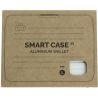 Portefeuille Smart Case V2 Large - Gris argenté - Fermoir métal. Ogon Designs